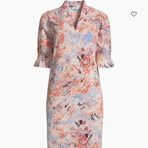 Crafted of seersucker cotton, the Nydela midi-dress from Masai Copenhagen - Picture 5 of 8